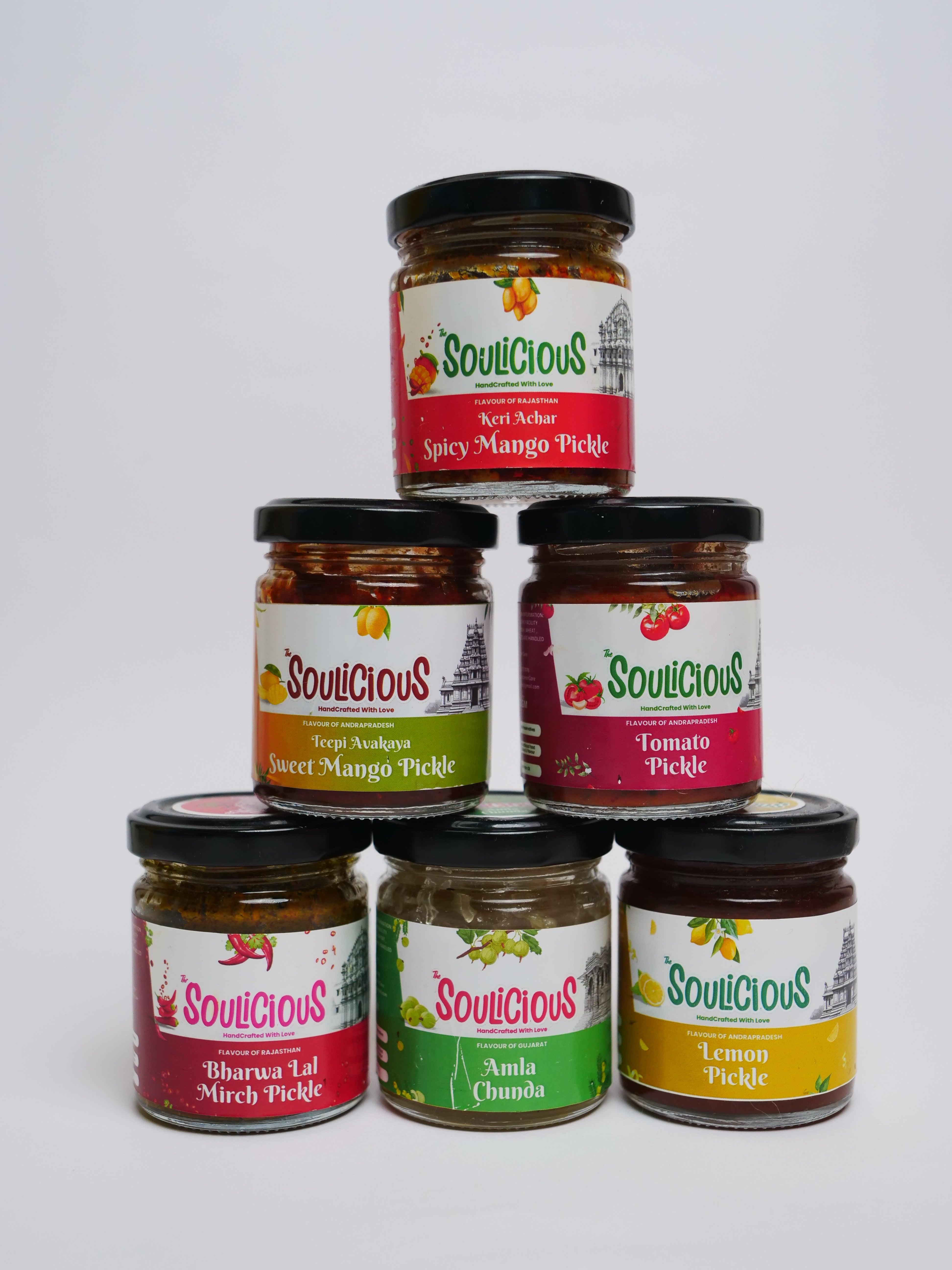 Trial / Travel Pickles Pack of 6