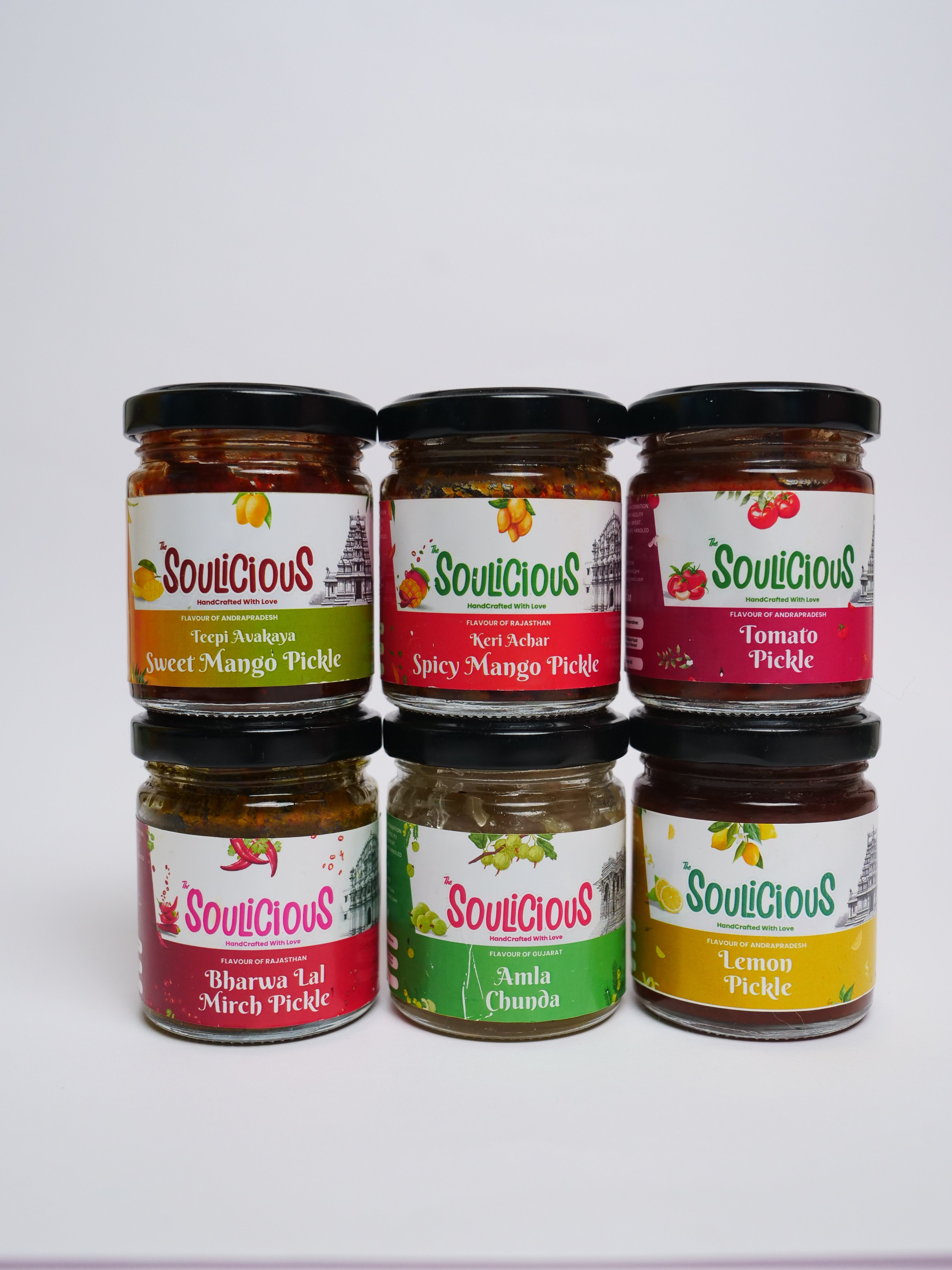 Trial / Travel Pickles Pack of 6