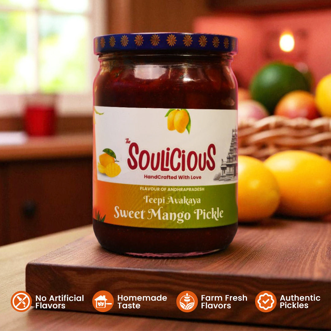 Sweet Mango Pickle - Teepi Avakaya